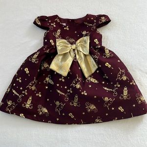 Holiday dress. Toddler size 18mo.